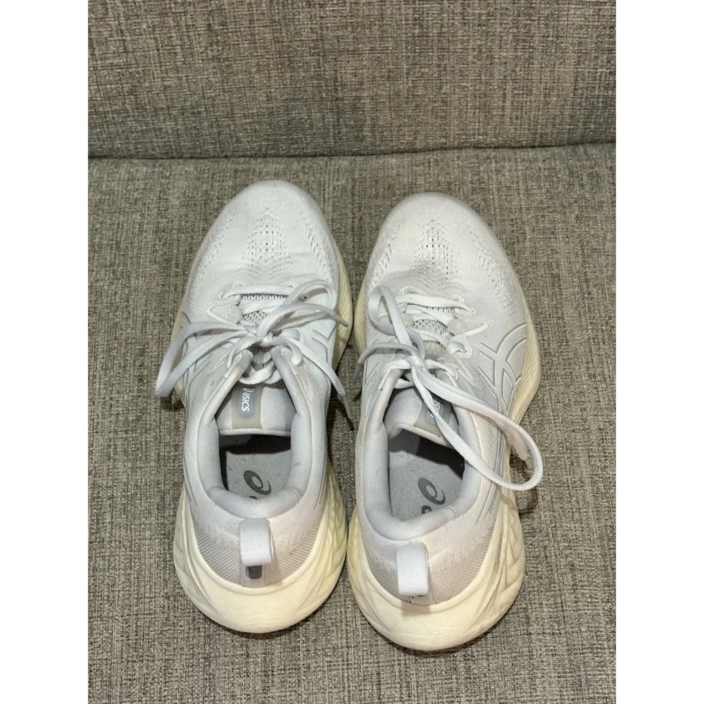 Women's ASICS Gel-Cumulus 25 Running Shoes White Size 10